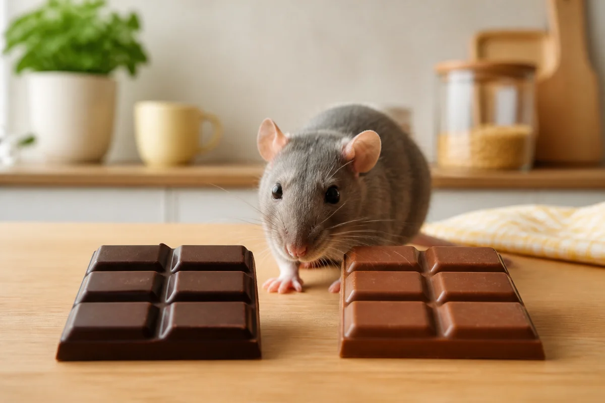 tuer rat avec chocolat