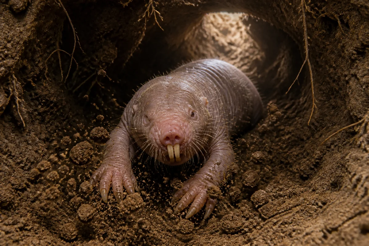 rat taupe poilu