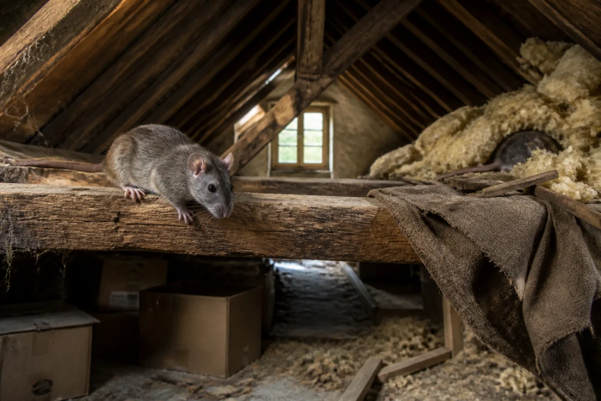 rat dans les combles